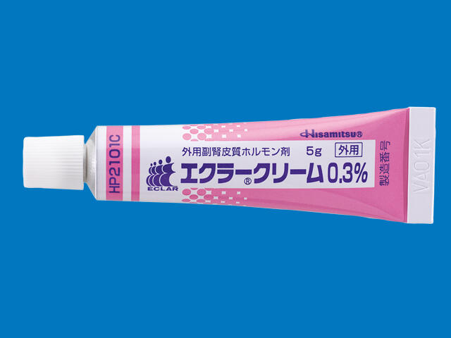 エクラークリーム0.3％　5g（鳥居薬品㈱販売品につきましても、本表の情報をご参照ください。） 内装