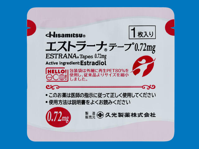 エストラーナテープ0.72mg 内装